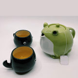 Sun Art Frog and Tadpole Teapot and Teacup Tea set