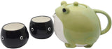 Sun Art Frog and Tadpole Teapot and Teacup Tea set