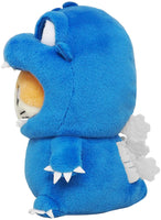Hamtaro Godzilla Godzihamkun Plush Doll Blue (Japan Release) S 5.5inch