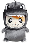 Hamtaro Godzilla Godzihamkun Plush Doll Silver (Japan Release) S 5.5inch