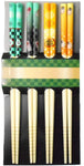 Demon Slayer Wooden Bamboo Japanese Chopsticks (set of 4) - Kimetsu no Yaiba - E Type