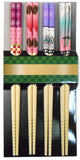 Demon Slayer Wooden Bamboo Japanese Chopsticks (set of 4) - Kimetsu no Yaiba - F Type